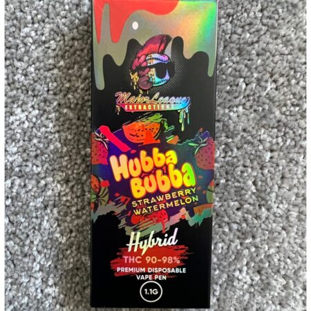 MAJOR LEAGUE EXTRACTIONS: Hubba Bubba  1G PREMIUM VAPE PENS (Hybrid)