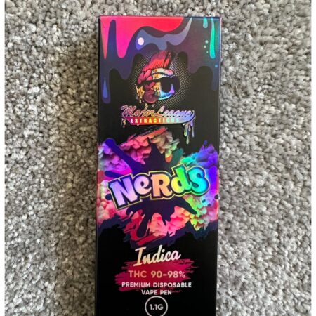 MAJOR LEAGUE EXTRACTIONS: Nerds  1G PREMIUM VAPE PENS (Indica)