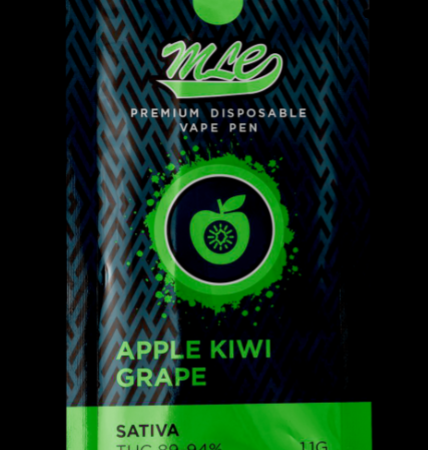 Major League Extractions Vape Pen 1.1g THC - Apple Kiwi Grape (Sativa)