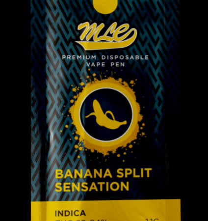 Major League Extractions Vape Pen 1.1g THC - Banana Split Sensation (Indica)