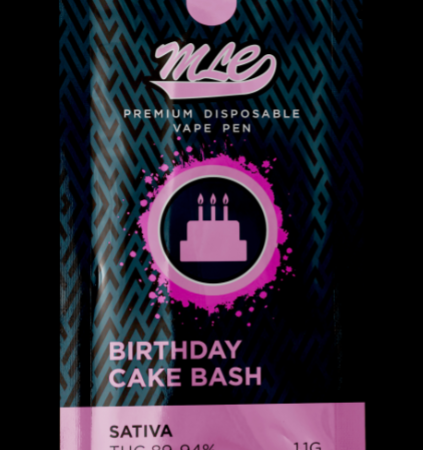Major League Extractions Vape Pen 1.1g THC - Birthday Cake Bash (Sativa)